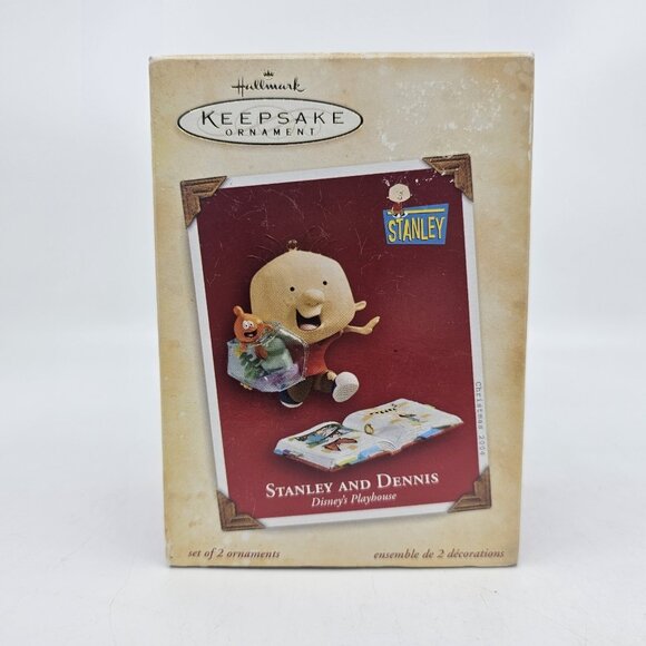 Vintage Hallmark Disney Playhouse Stanley and Dennis Christmas Ornament 2004 - Picture 4 of 8